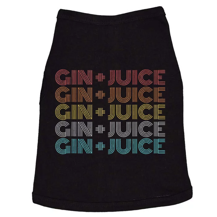 Retro Vintage Fo Shizzle Gin + Juice Gin And Juice Doggie Tank