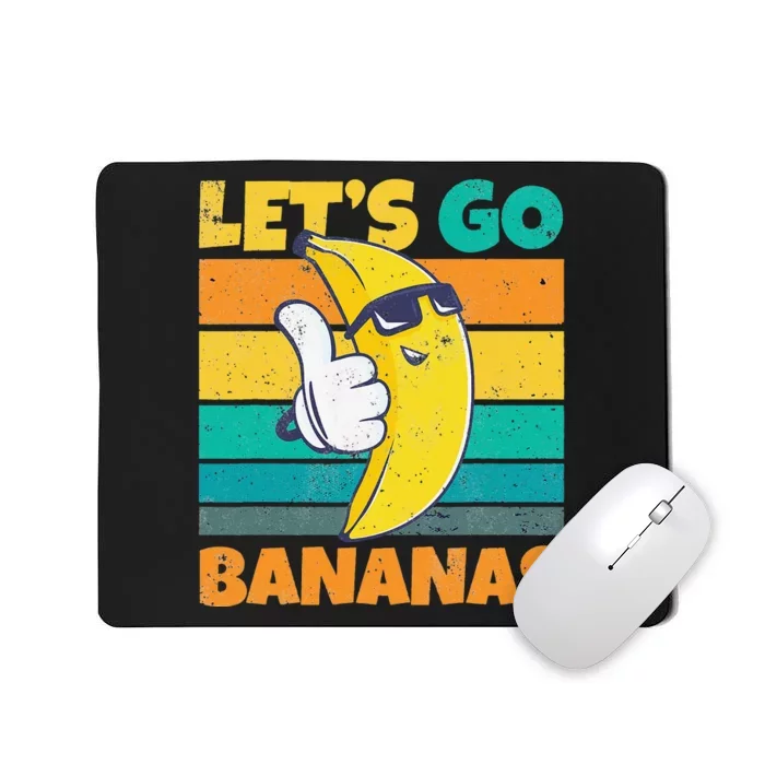 Retro Vintage Funny Banana Meme Let Go Banana Cool Bananas Mousepad