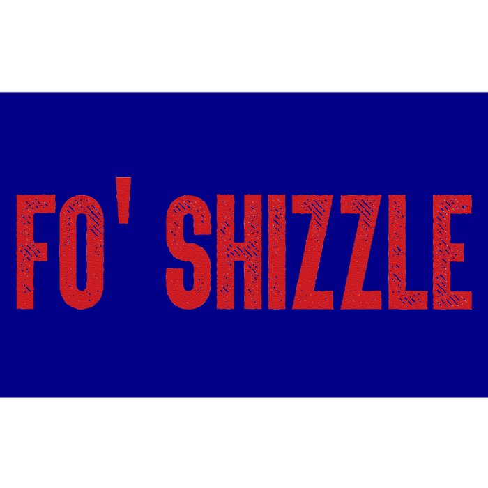 Retro Vintage Fo Shizzle Bumper Sticker