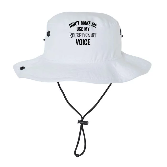 Receptionist Voice Funny Administrative Assistant Day Gift Legacy Cool Fit Booney Bucket Hat