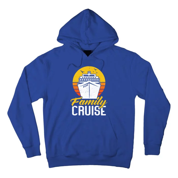 Retro Vintage Family Cruise Cruising Cruise Ship Gift Tall Hoodie