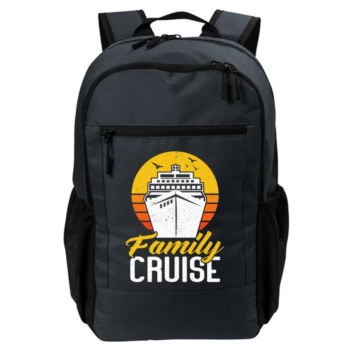 Retro Vintage Family Cruise Cruising Cruise Ship Gift Daily Commute Backpack