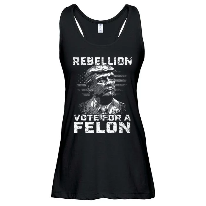 Rebellion Vote For A Felon The Convicted Felon Ladies Essential Flowy Tank