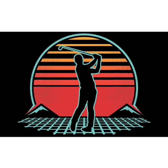 Retro Vintage Frisbee Golf Player Design Bumper Sticker