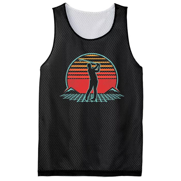 Retro Vintage Frisbee Golf Player Design Mesh Reversible Basketball Jersey Tank