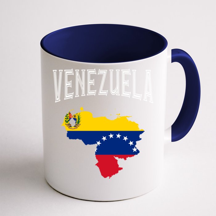 Retro Venezuela Flag Vintage Throwback Sport Cute Gift Front & Back Coffee Mug