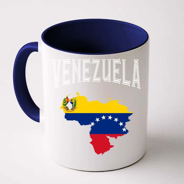 Retro Venezuela Flag Vintage Throwback Sport Cute Gift Front & Back Coffee Mug