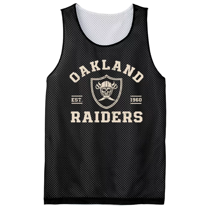 Raiders Vintage Football Fan Mesh Reversible Basketball Jersey Tank