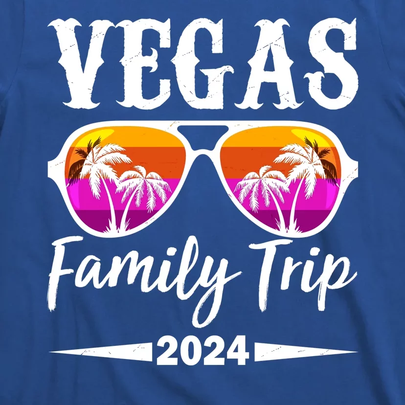 Retro Vegas Family Trip 2024 T-Shirt