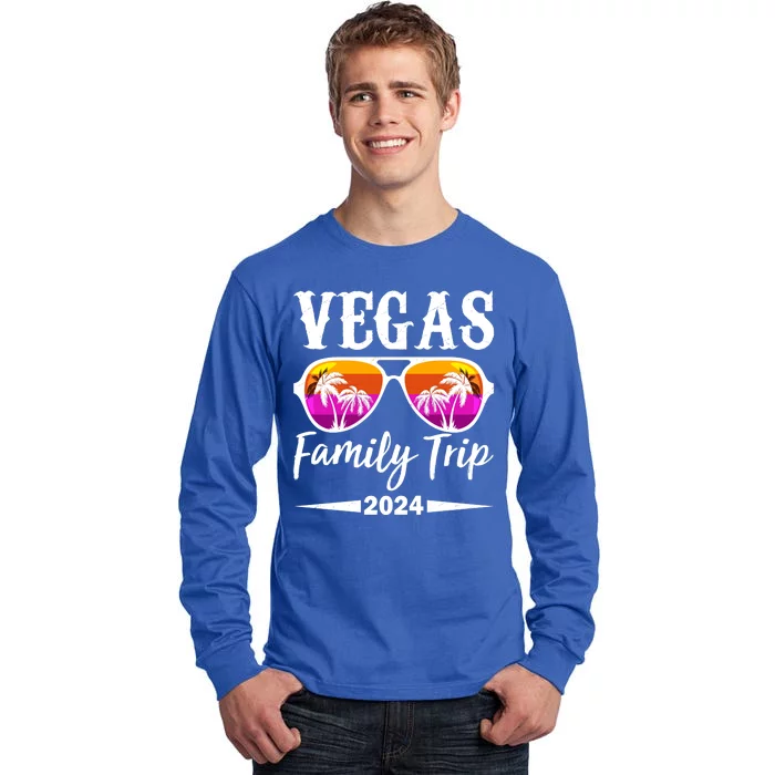 Retro Vegas Family Trip 2024 Tall Long Sleeve T-Shirt