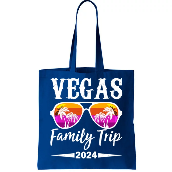 Retro Vegas Family Trip 2024 Tote Bag