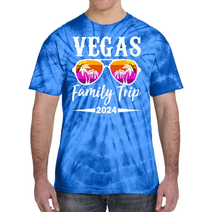 Retro Vegas Family Trip 2024 Tie-Dye T-Shirt