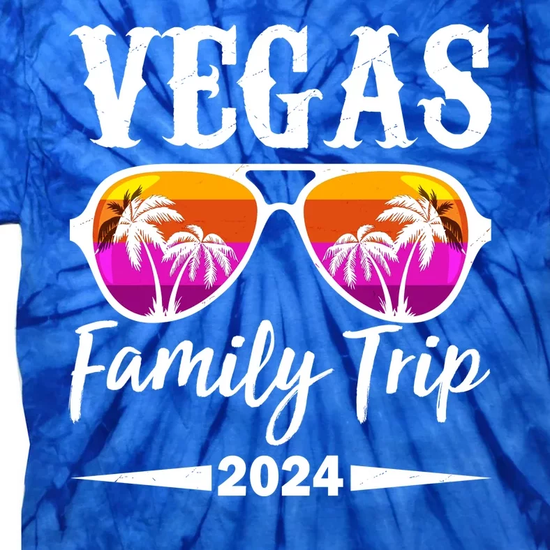 Retro Vegas Family Trip 2024 Tie-Dye T-Shirt