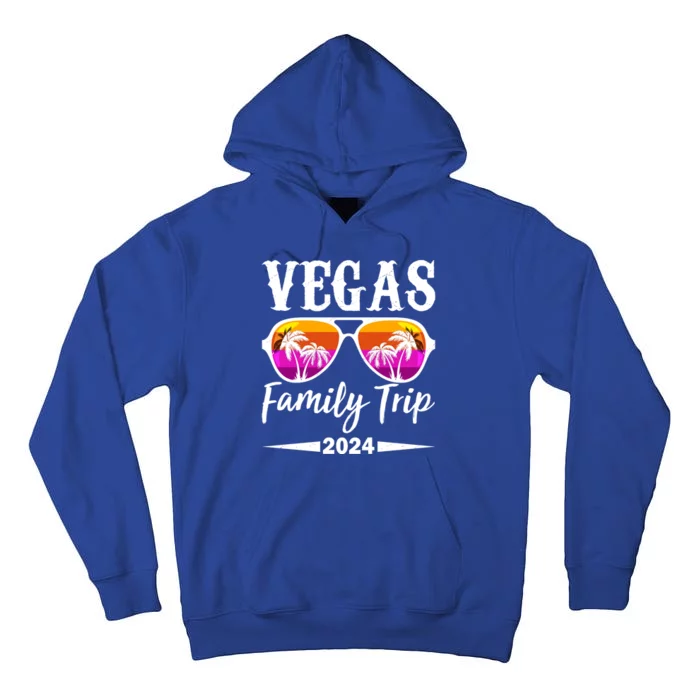 Retro Vegas Family Trip 2024 Tall Hoodie