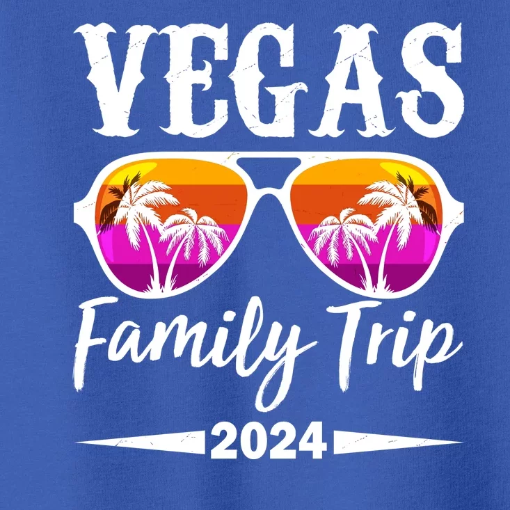 Retro Vegas Family Trip 2024 Toddler T-Shirt