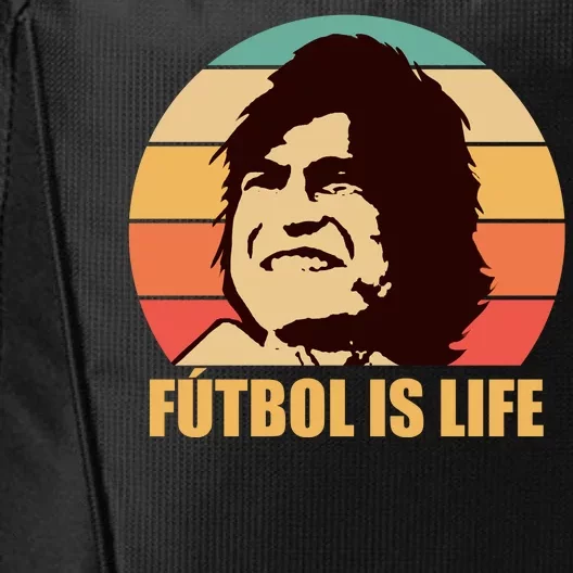 Retro Vintage Futbol Is Life City Backpack