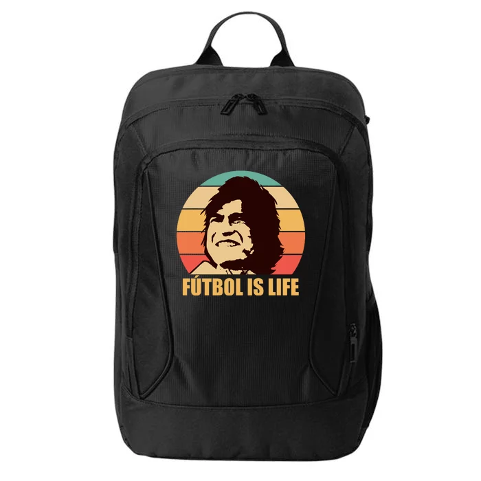 Retro Vintage Futbol Is Life City Backpack