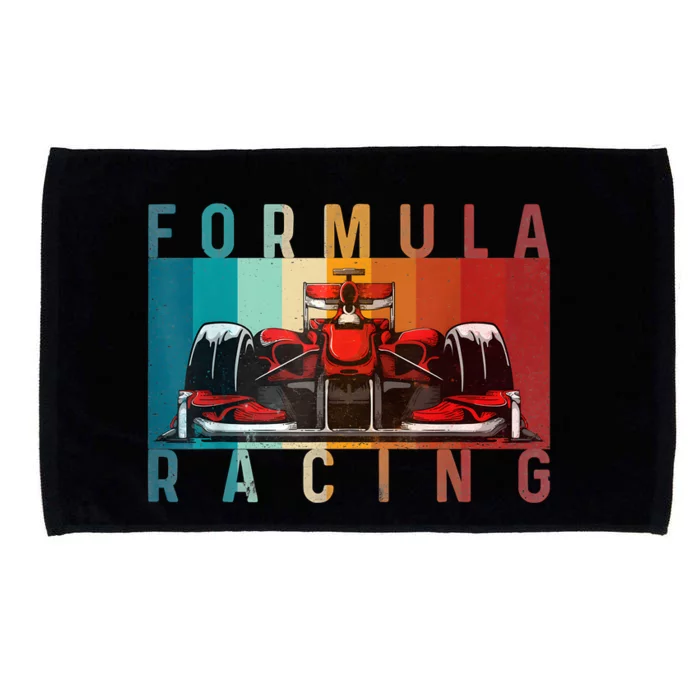 Retro Vintage Formula Racing Lovers Race Car Fan Microfiber Hand Towel