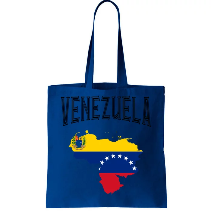 Retro Venezuela Flag Vintage Throwback Athletic Gift Tote Bag