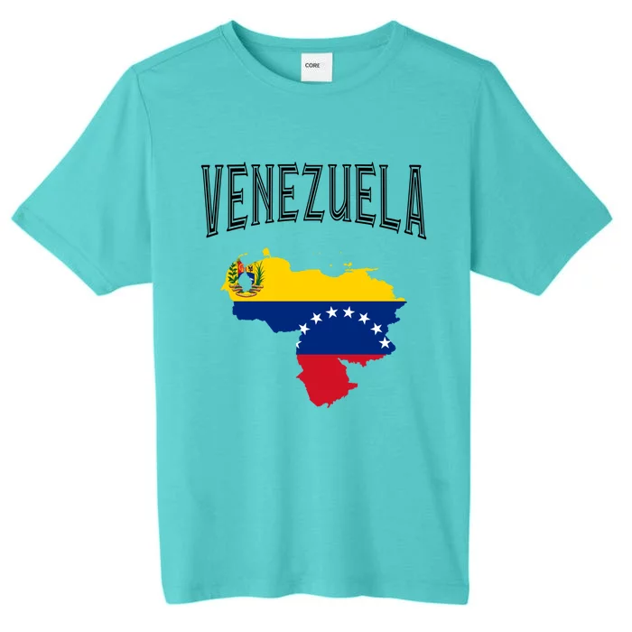 Retro Venezuela Flag Vintage Throwback Athletic Meaningful Gift ChromaSoft Performance T-Shirt