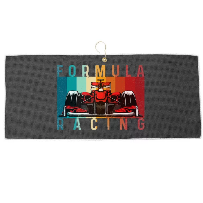 Retro Vintage Formula Racing Lovers Race Large Microfiber Waffle Golf Towel