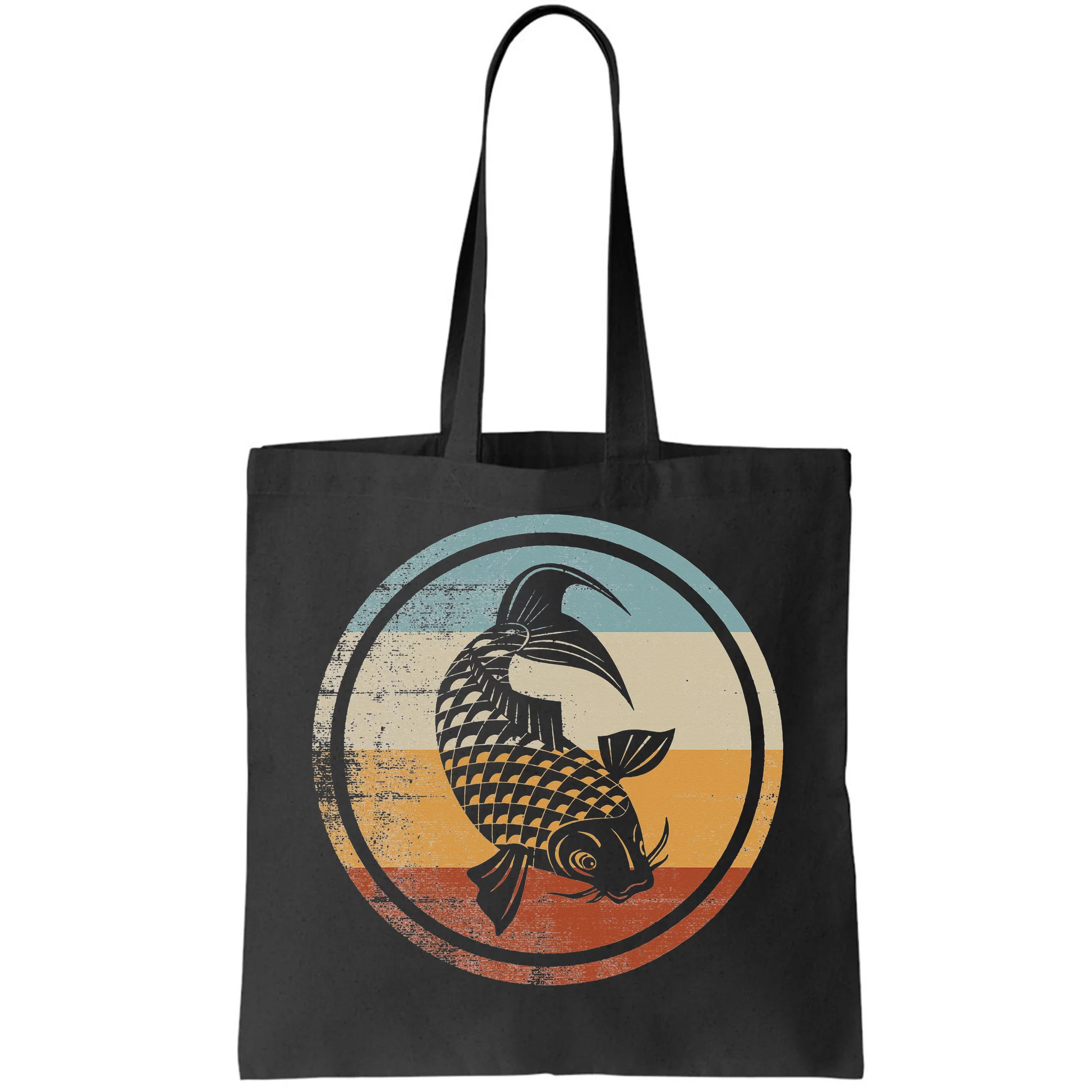 Red & Black Koi Fish Tote Bag | Black koi fish, Tote bag, Bags