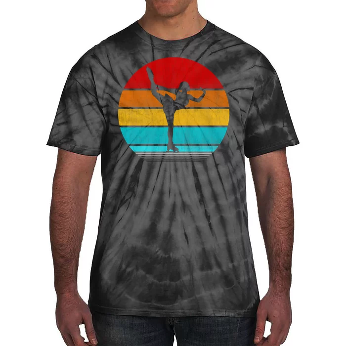 Retro Vintage Figure Skating Tie-Dye T-Shirt