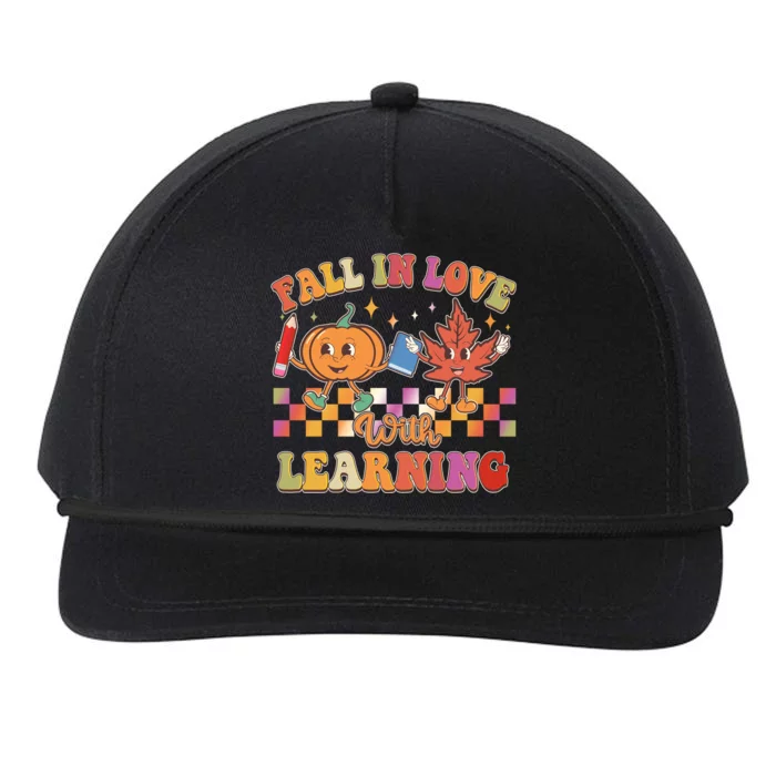 Retro Vintage Fall In Love With Learning Snapback Five-Panel Rope Hat