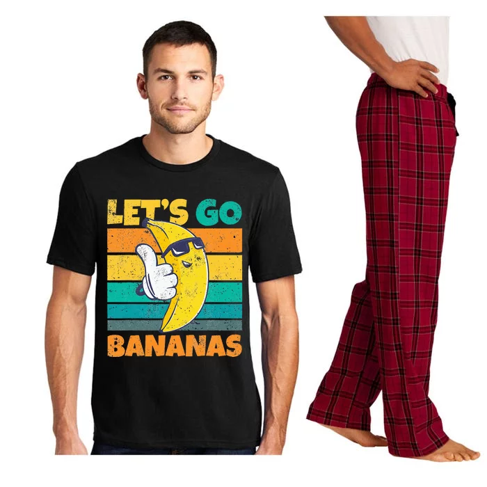 Retro Vintage Funny Banana Meme Let Go Banana Cool Bananas Pajama Set