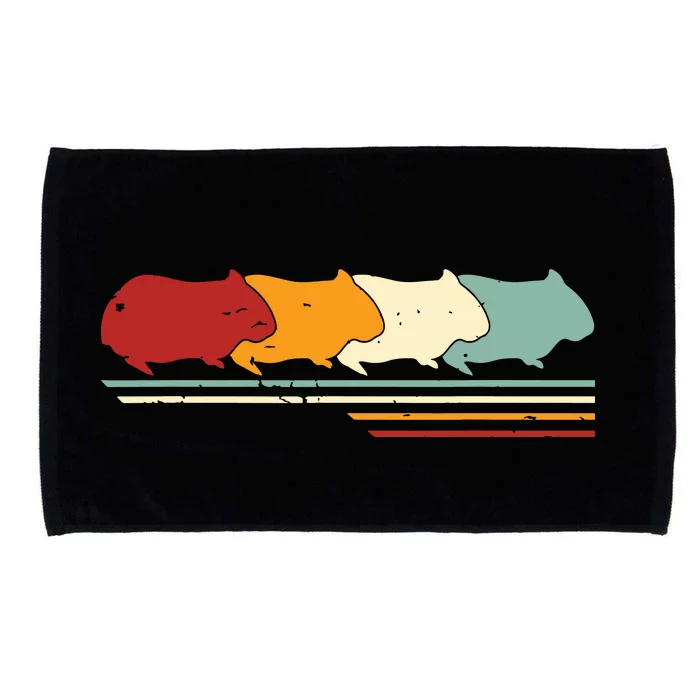 Retro Vintage Guinea Pig Animal Lover Gift Microfiber Hand Towel