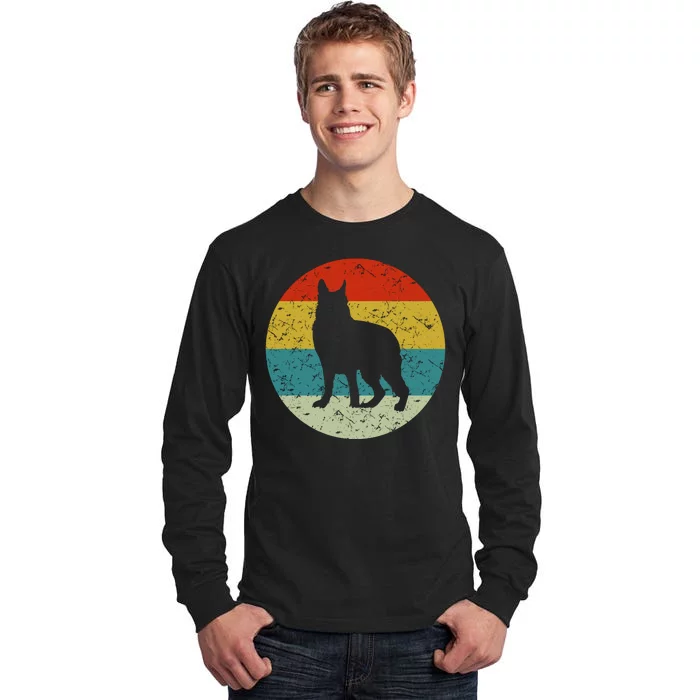 Retro Vintage German Shepherd Tall Long Sleeve T-Shirt