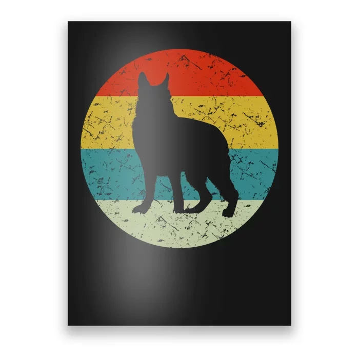 Retro Vintage German Shepherd Poster