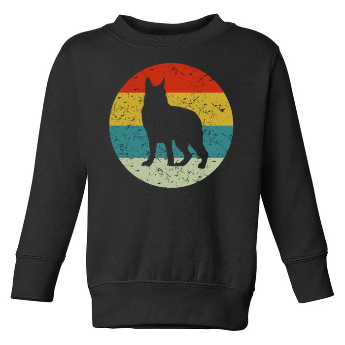 Retro Vintage German Shepherd Toddler Sweatshirt