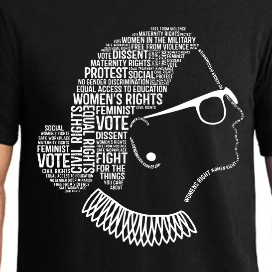 Rights Vote Gift Feminist Quotes Feminism VNeck Pajama Set