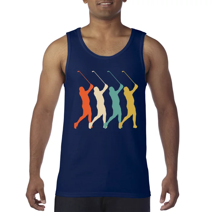 Retro Vintage Golf Lover Tank Top