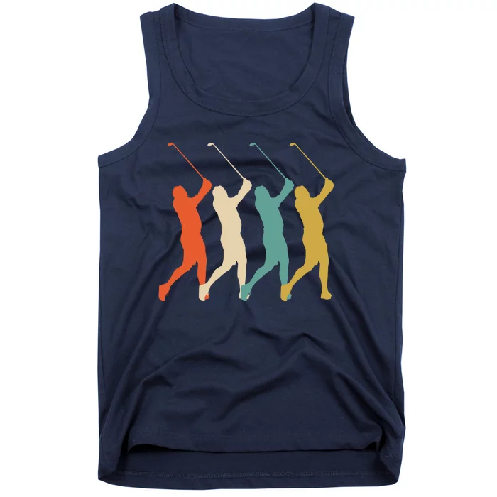 Retro Vintage Golf Lover Tank Top