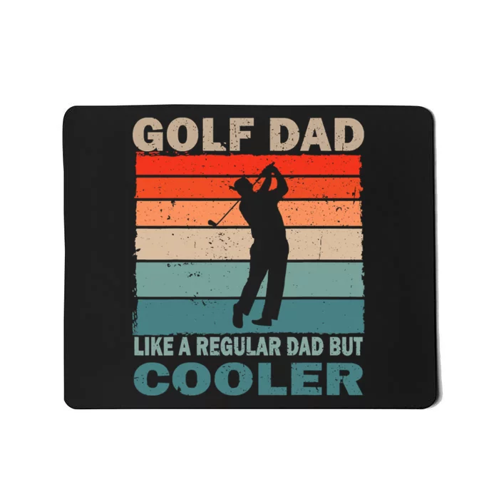 Retro Vintage Golf Player Dad Golf Father's Day Gift For Dad Mousepad