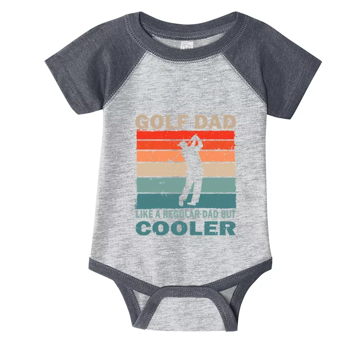 Retro Vintage Golf Player Dad Golf Father's Day Gift For Dad Infant Baby Jersey Bodysuit