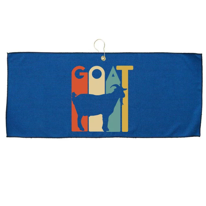 Retro Vintage Goat Tee Animal Goats Lover Gifts Large Microfiber Waffle Golf Towel