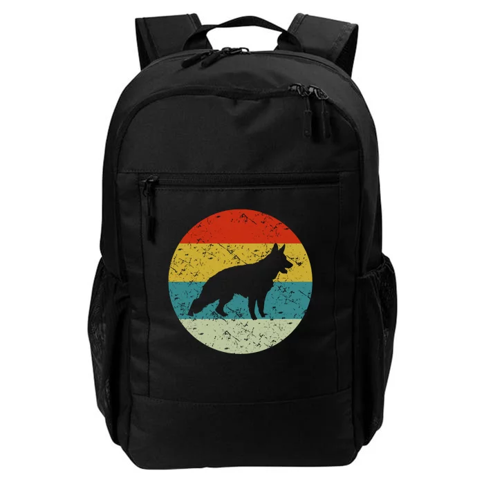 Retro Vintage German Shepherd Daily Commute Backpack