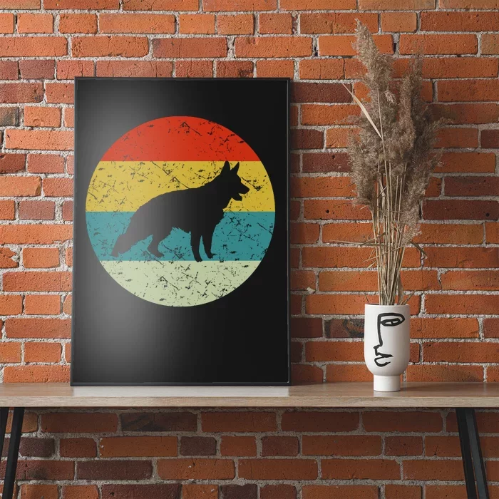 Retro Vintage German Shepherd Poster