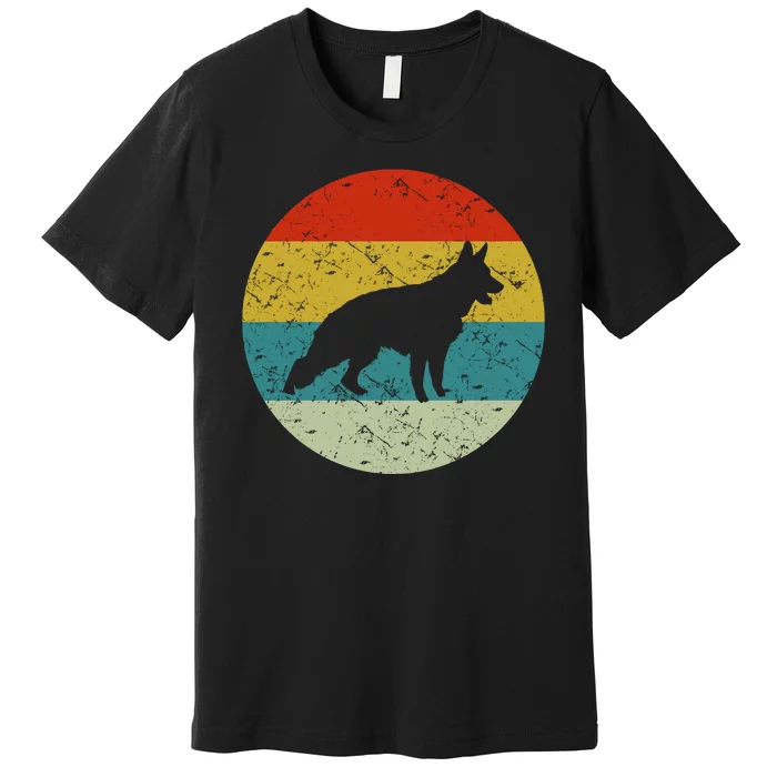 Retro Vintage German Shepherd Premium T-Shirt