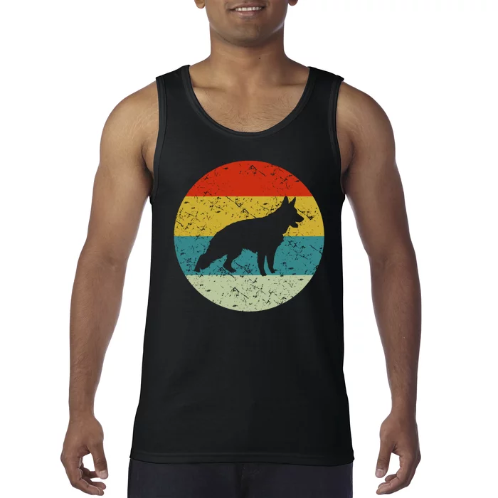 Retro Vintage German Shepherd Tank Top