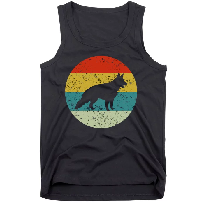 Retro Vintage German Shepherd Tank Top