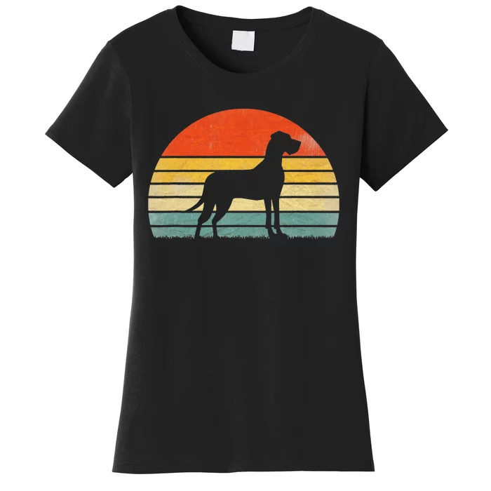 Retro Vintage Great Dane Dog Gift Women's T-Shirt