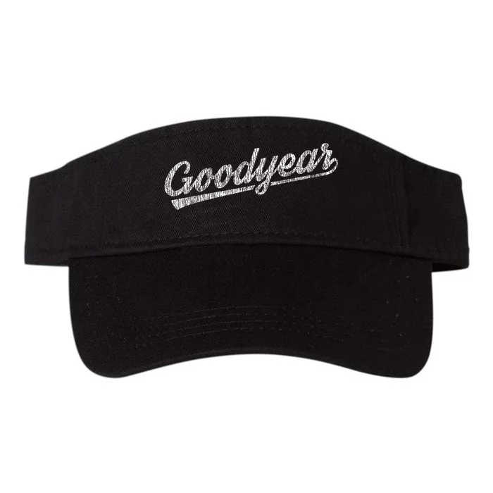 Retro Vintage Goodyear Arizona Gift Valucap Bio-Washed Visor