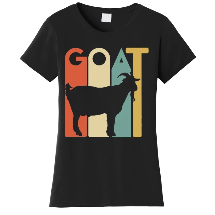 Retro Vintage Goat Animal Goats Lover Gifts Women's T-Shirt