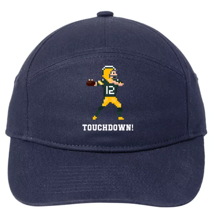 Retro Video Game Touchdown  Green Bay Football 7-Panel Snapback Hat