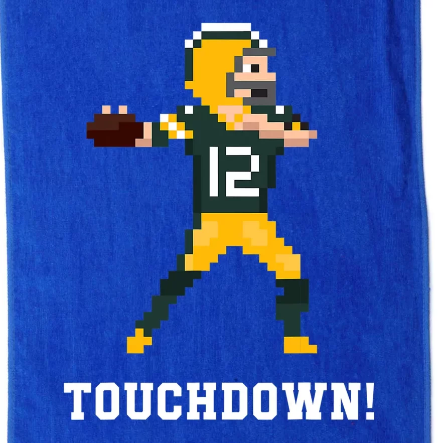 Retro Video Game Touchdown  Green Bay Football Platinum Collection Golf Towel