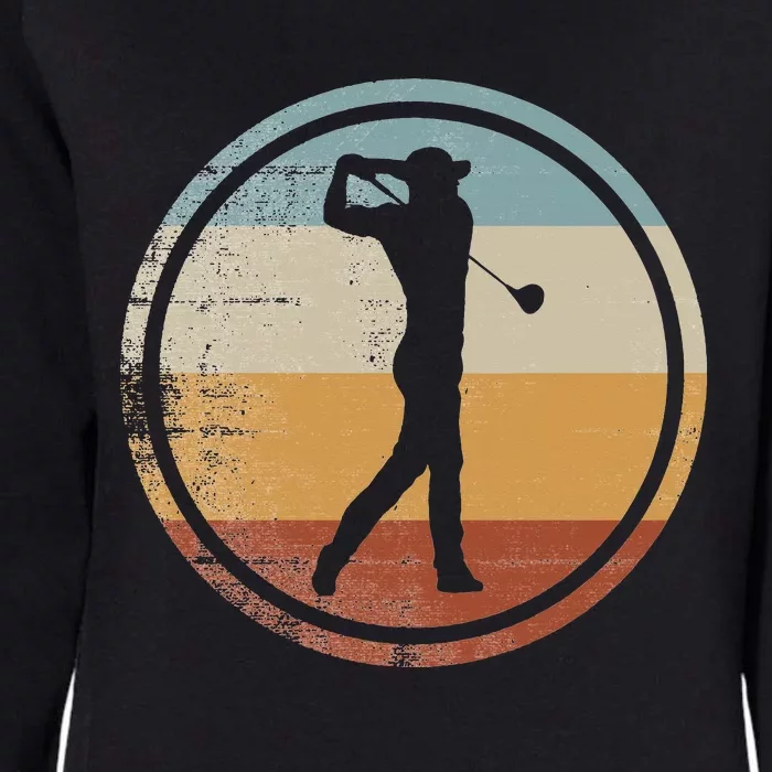 Retro Vintage Golfer Design Golf coach Womens California Wash Sweatshirt